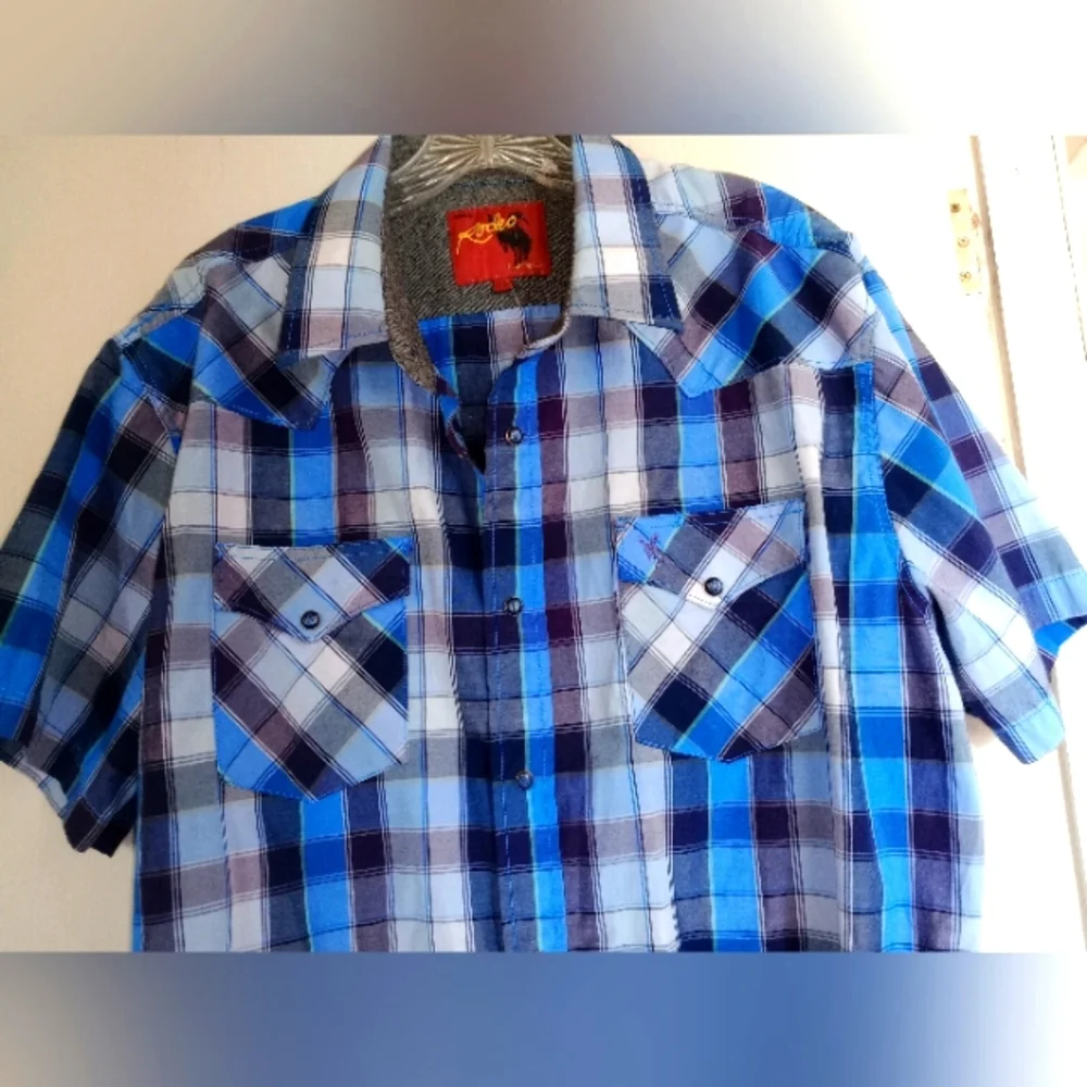 Western Shortsleeve Shirt by RCCO sz. 2X - Picture 6 of 9